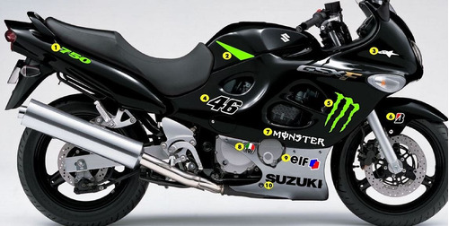 Adesivo Gsx750f Suzuki 750f Gsx 750  Gsx750