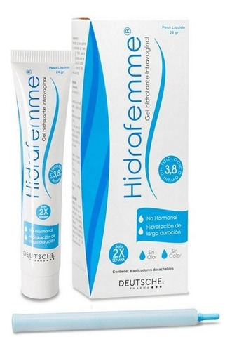  Hidrafemme Gel Hidratante Intravaginal 24 Gr Deutsche Pharma Tipo de envase Pote