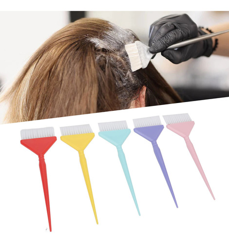 Kit De Tinte Para El Cabello, 5 Piezas, Brochas De Color, Ma