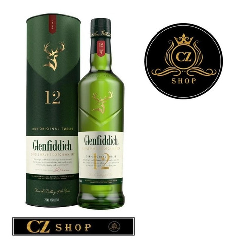 Whisky Glenfiddich 12 Años Botella  750 - mL a $239