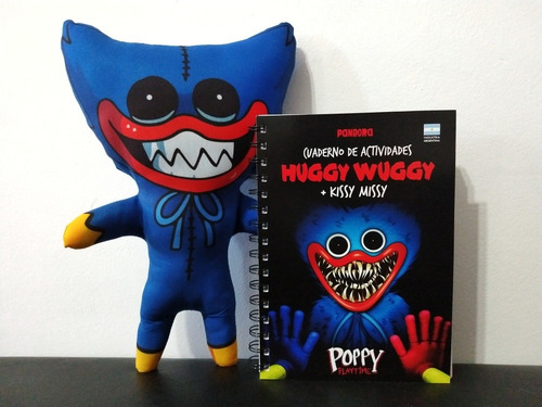 Combo Huggy Wuggy + Cuaderno De Actividades Poppy Playtime