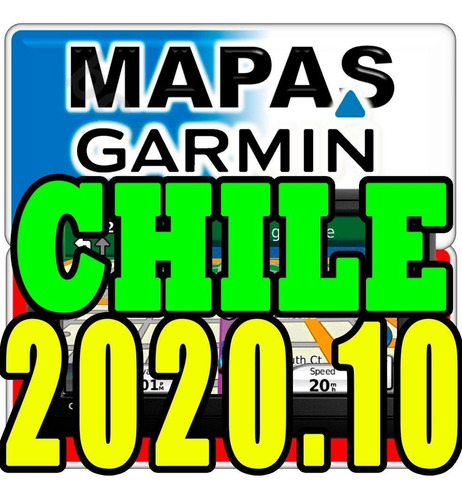 Chile Versión 2020.10 - Mapa 3d Gps Garmin - Versión Final