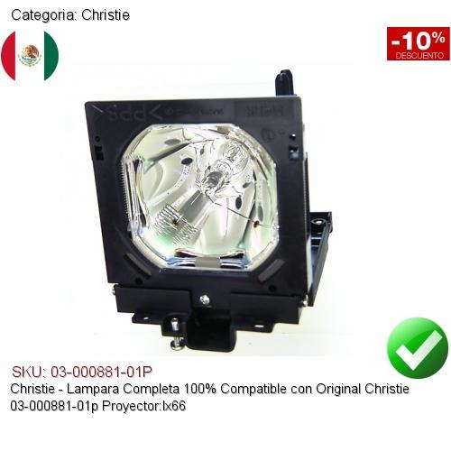 Lampara Compatible Proyector Christie 03-000881-01p Lx66