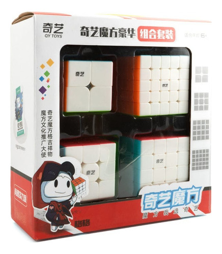 Cubos Qiyi 2x2 3x3 4x4 5x5 Y Manual Avanzado Set Actualizado