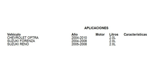 Imagen 2 de 2 de Radiador Chevrolet Optra 2006 2.0l Premier Cooling