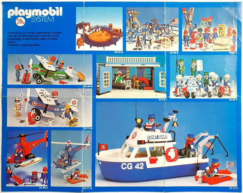 Folleto Original Playmobil Trol Brasil 28 X 22 Cm 1979-1980