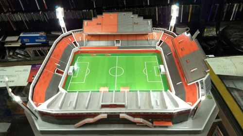 Maqueta Estadio 3d Armada !cancha De Newell's Old Boys