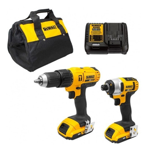 Taladro Percutor Y Atornillador Impacto Dewalt Dck22 