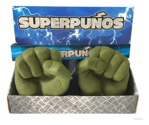 Puños Goma Super Héroes Guantes Iron Hulk Spider Man Bigshop