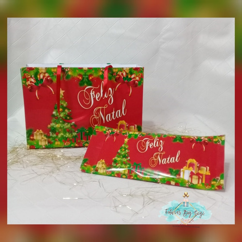 Arquivos Digitais Sacolinha Embalagem Barra Chocolate Natal | Parcelamento sem juros Arquivos Digitais Sacolinha Embalagem Barra Chocolate Natal | Parcelamento sem juros
