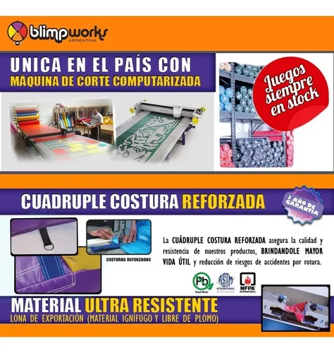 Inflable Combinado C/ Tobogan Y Obstáculos (cod 209)