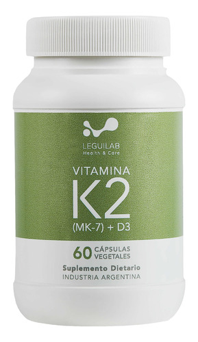 Suplemento Dietario Leguilab Vitamina K2+d3 X 60 Cápsulas