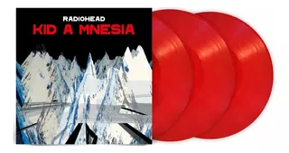 Radiohead Kid A Mnesia 3 Lp Red Vinyl