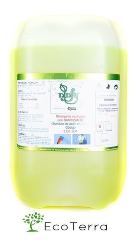 Detergente Multiusos Con Sanitizante 20 Litros