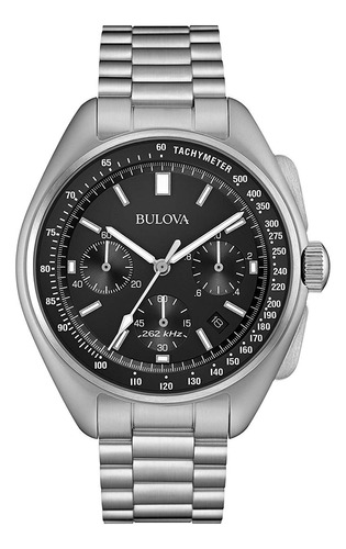 Bulova Reloj Para Hombres Lunar Pilot 96b258 Con Cronómetr.