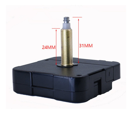 Silent Sweep Quartz Clock Motor Kit Reemplazo Del Movimiento