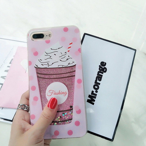 Fundas Para iPhone X Brillos Liquido Helado Genericas Usa