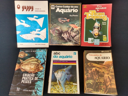 Livros De Aquários E Criação De Peixes