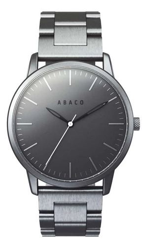 Reloj Hombre Acero Gris Grafito Sumergible - Abaco Stark Gris Oscuro Gris Oscuro Gris Oscuro
