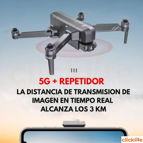 Dron F11 4k Pro 5g Wifi Con Eis 1200m Rc Con Cámara 1 Pila