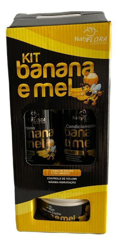 Kit Banana E Mel 3 Itens Natyflora