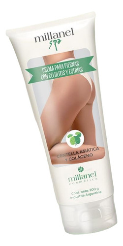 Crema Para Piernas Con Celulitis Y Estrías Millanel Spa 200g