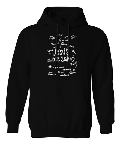 Buzo Jesus Me Salvo Religion Frases Art