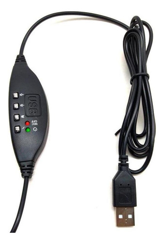 Kit de 2 auriculares USB Voip con cancelador de ruido Agem Ah-19