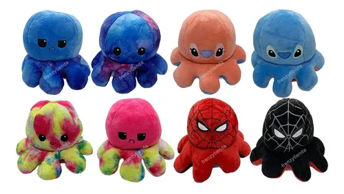 Peluche Pulpo Pulpito Reversibles Tik Tok Calidad Premium