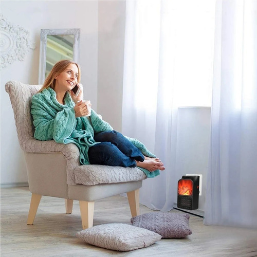 Imagen 8 de 10 de Calefactor Electrico 400w Calefactor Termoventilador Portati