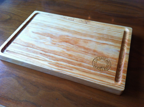 Plato Tabla Madera Carnes Asado 19x30cm Jgo 40 Pzas