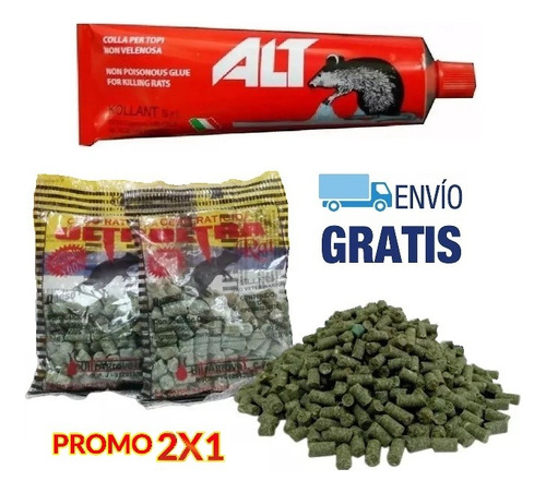 Combo Pega Trampa Ratas Ratones + Ultra Rat Sin Malos Olores