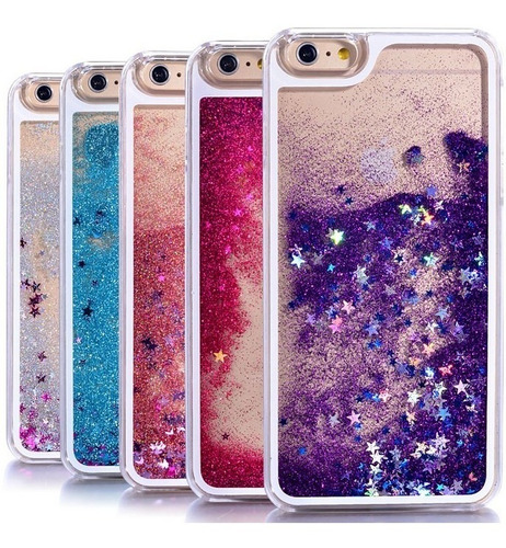 Funda Reforzada Con Brillos & Arena | Para iPhone 6 Plus