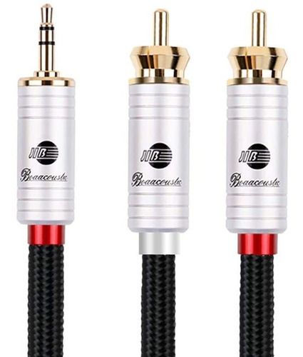 Jib Boaacoustic 4n Ofc Hifi 3.5mm Macho A 2 Rca Macho A...