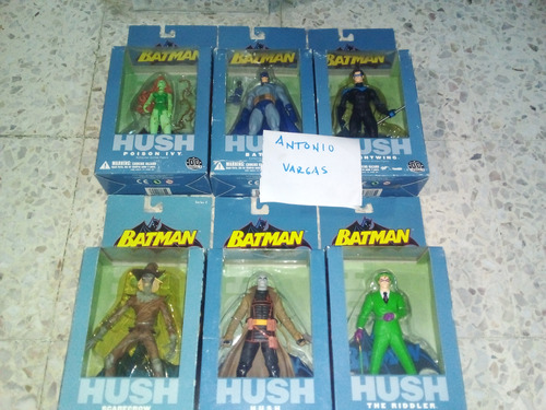 Coleccion Batman Hush Dc Direct 6 Figuras Harley Superman 