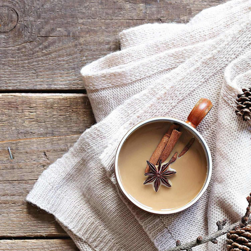 El Primer Sorbo De Té Orgánico De Rooibos Chai Té De Las Hoj