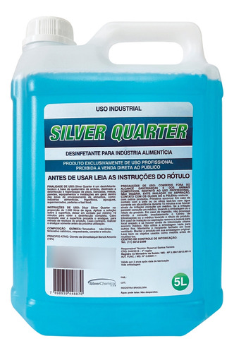 Silver Quarter 5l - Desinfetante Concentrado