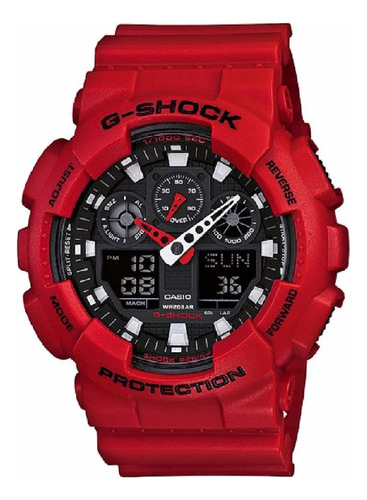 Reloj G-shock Ga-100b-4a Analógico Y Digital Con Velocímetro