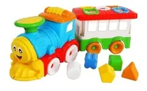 Comprar Pequeño Tren Con Vagon De Juguete Arrastre Calesita