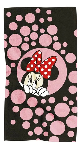 Toalla De Baño Para Niños Suavitec Modelos Concord Minnie Black