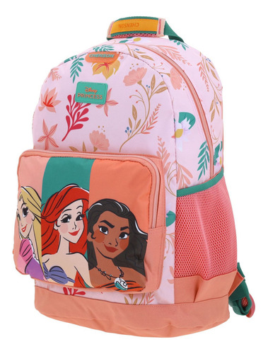 Mochila Grande Escolar Chenson Disney Princesa Triunv Pr70684-o