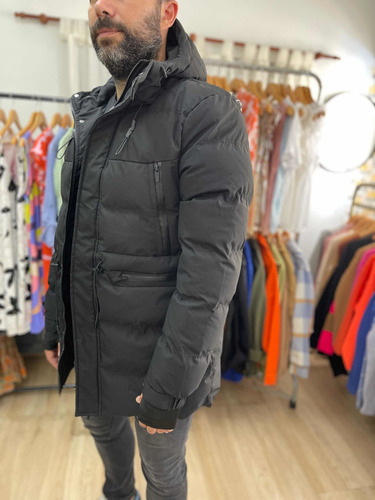 Campera Parka Impermeable Nieve Sky Hombre The Big Shop Cu