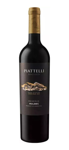 Vino Piattelli Reserve Malbec 750ml - Berlin Bebidas