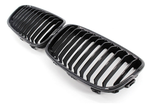 Rejilla Negra Brillo Para Bmw Serie 1 F20 2011-2014