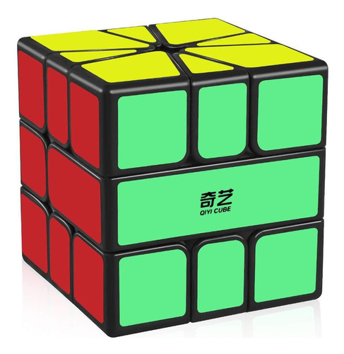 Cubo Rubik Magic Cube Sq1 Square 1 Qifa Fondo Negro Qiyi