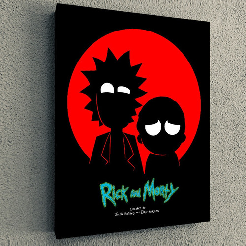 Cuadro De Serie Rick And Morty 