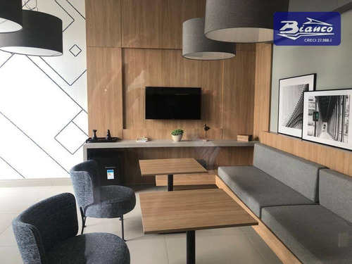 Imagem 14 de 24 de Apartamento Compacto 39m2 Com Sacada ,andar Alto, 1 Vaga. - Ap4840