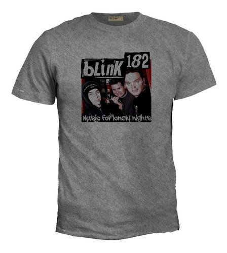 Camiseta Estampada Blink 182 Banda Rock Punk Poster Irk 