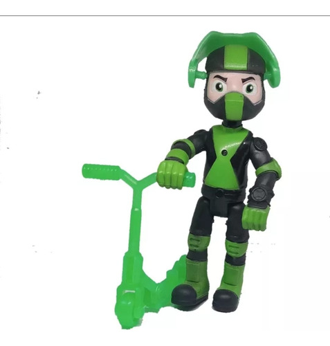 Bonecos Action Figure Patinete Feedback Ben 10 Alien
