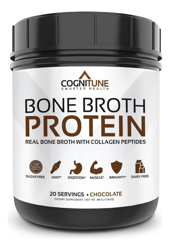 Bone Broth Protein Powder With Organic Turmeric  Collagen P